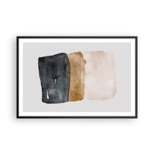 Poszter fehér keretben - A föld színeinek kompozíciója - 91x61 cm