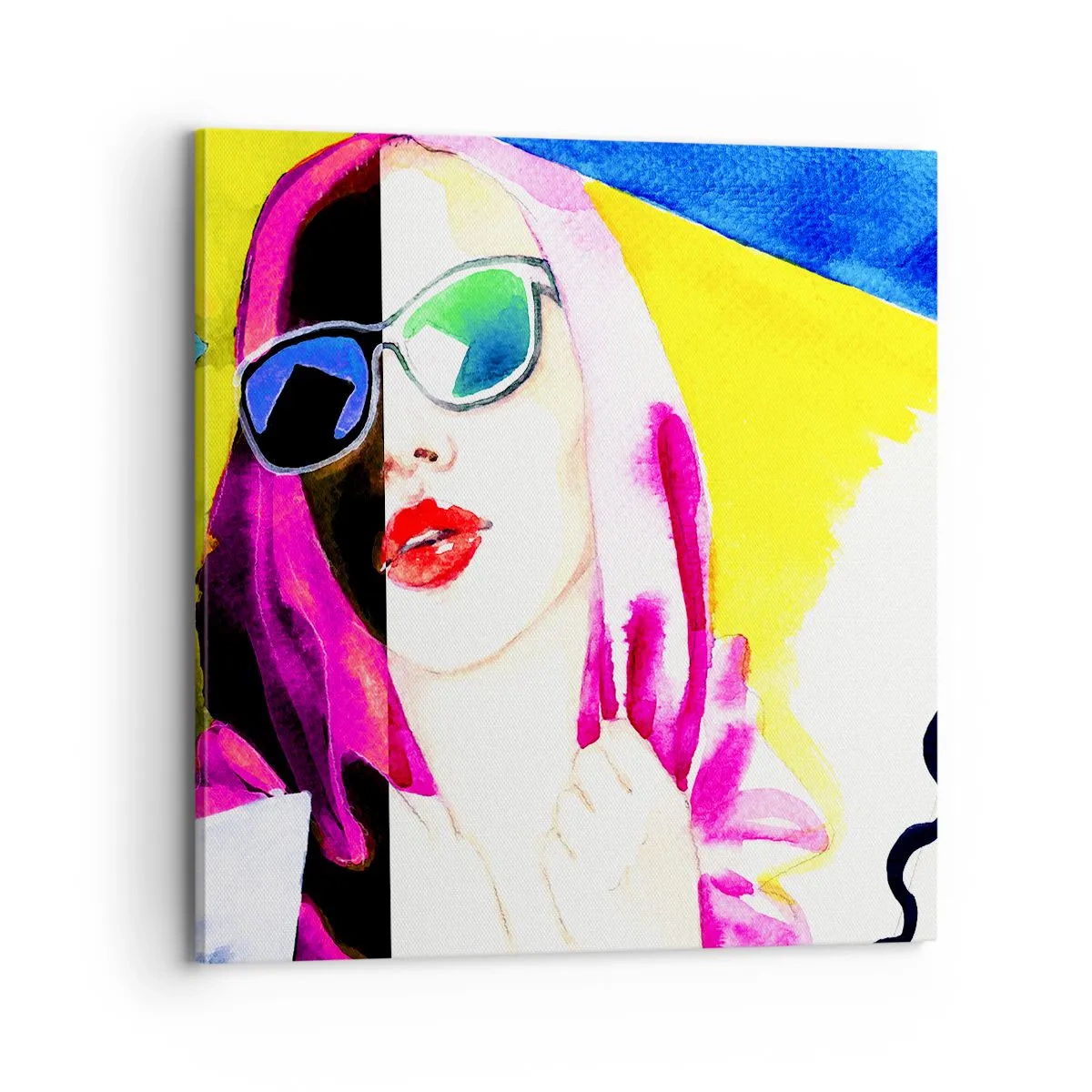 Vászonkép - Nem vagyok fehér és nem vagyok fekete - 70x70 cm