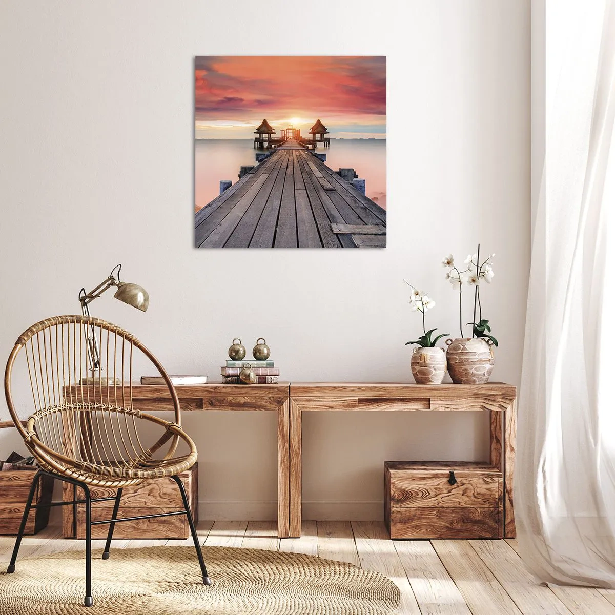 Vászonkép - Nyugat keleten - 60x60 cm