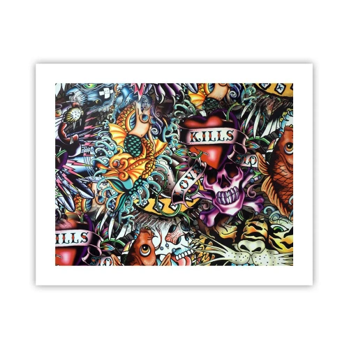 Poszter - A tetováló művész álma - 50x40 cm