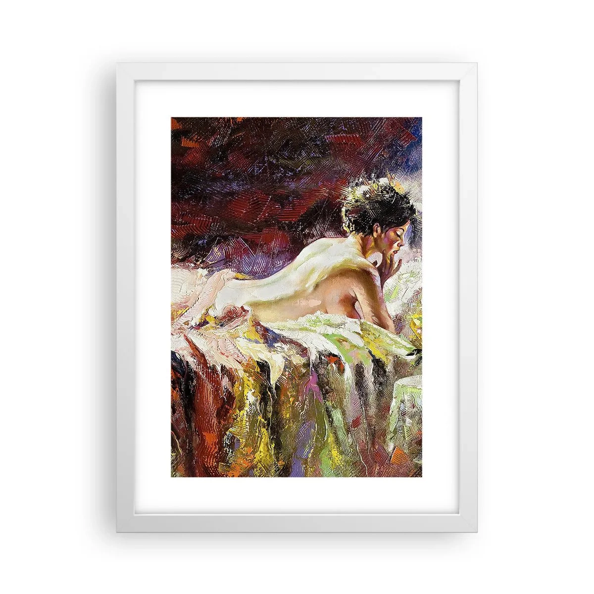 Poszter fekete keretben - Töprengő Vénusz - 30x40 cm