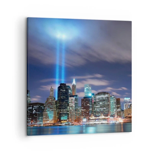 Vászonkép - Érd el a fénnyel az eget - 50x50 cm