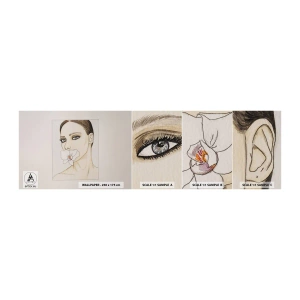 Fotótapéta Minta Öntapadós Deluxe Sticker - Az elegancia és a szépség szimbóluma - Absztrakció, Darab, Nő - 100x30 cm