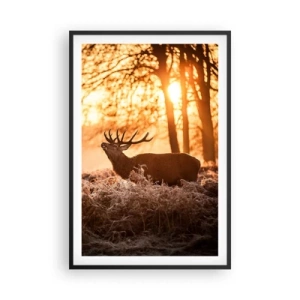 Poszter fehér keretben - Vadász álma - 61x91 cm