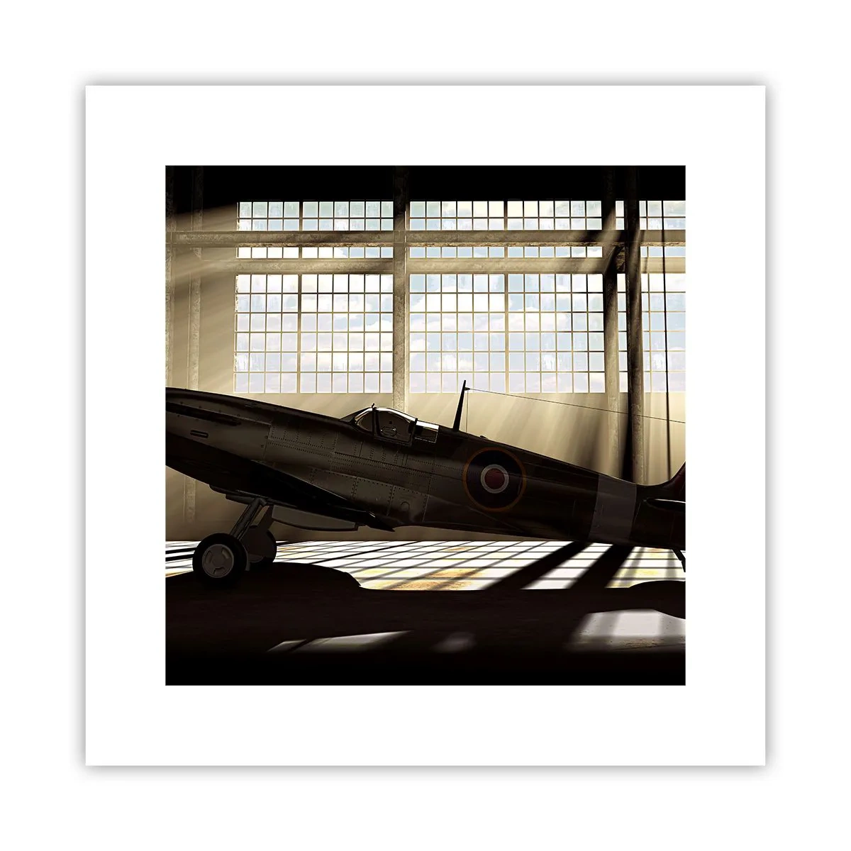 Poszter - Harcos pihenése - 30x30 cm