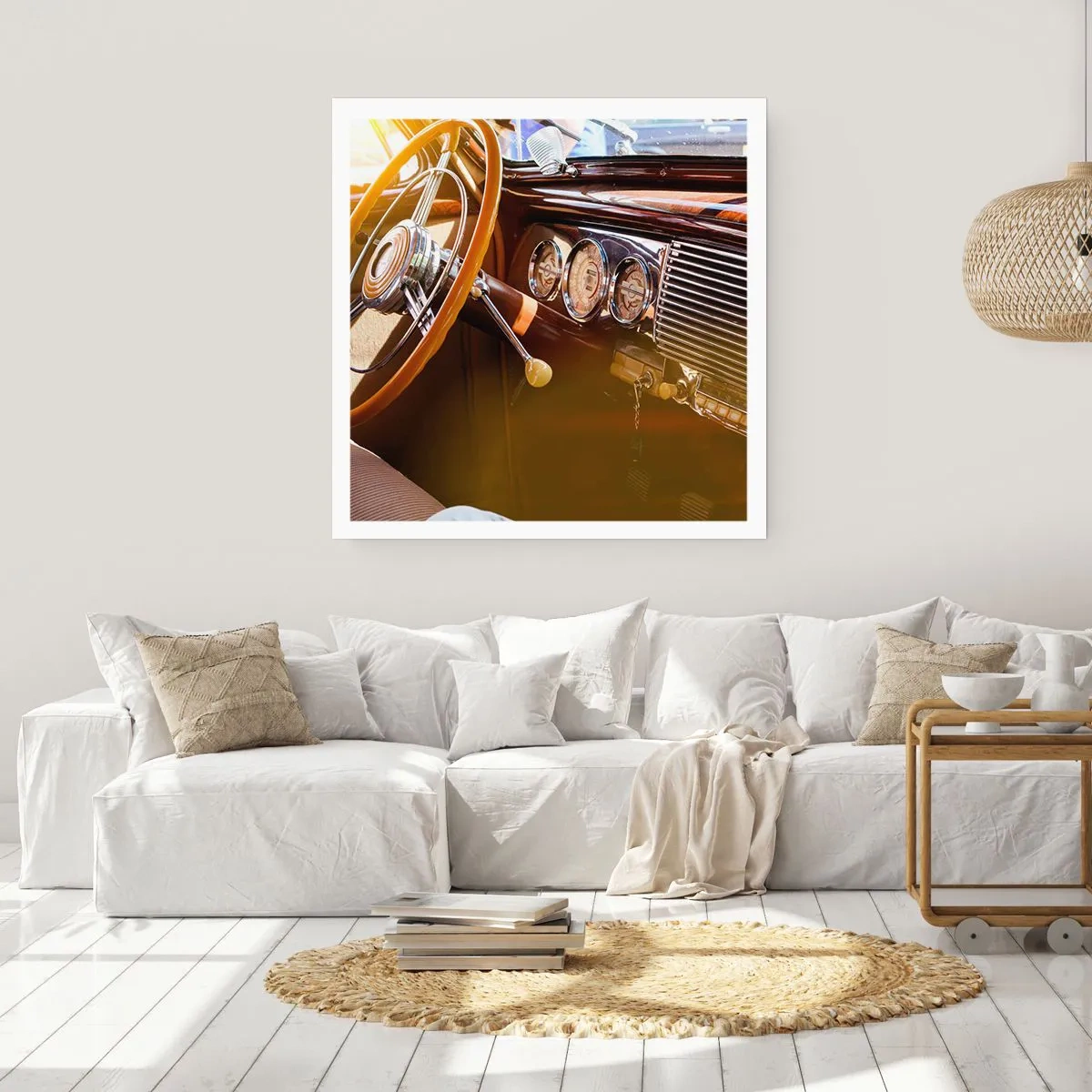 Poszter - Múlt luxusnak a fuvallata - 30x30 cm