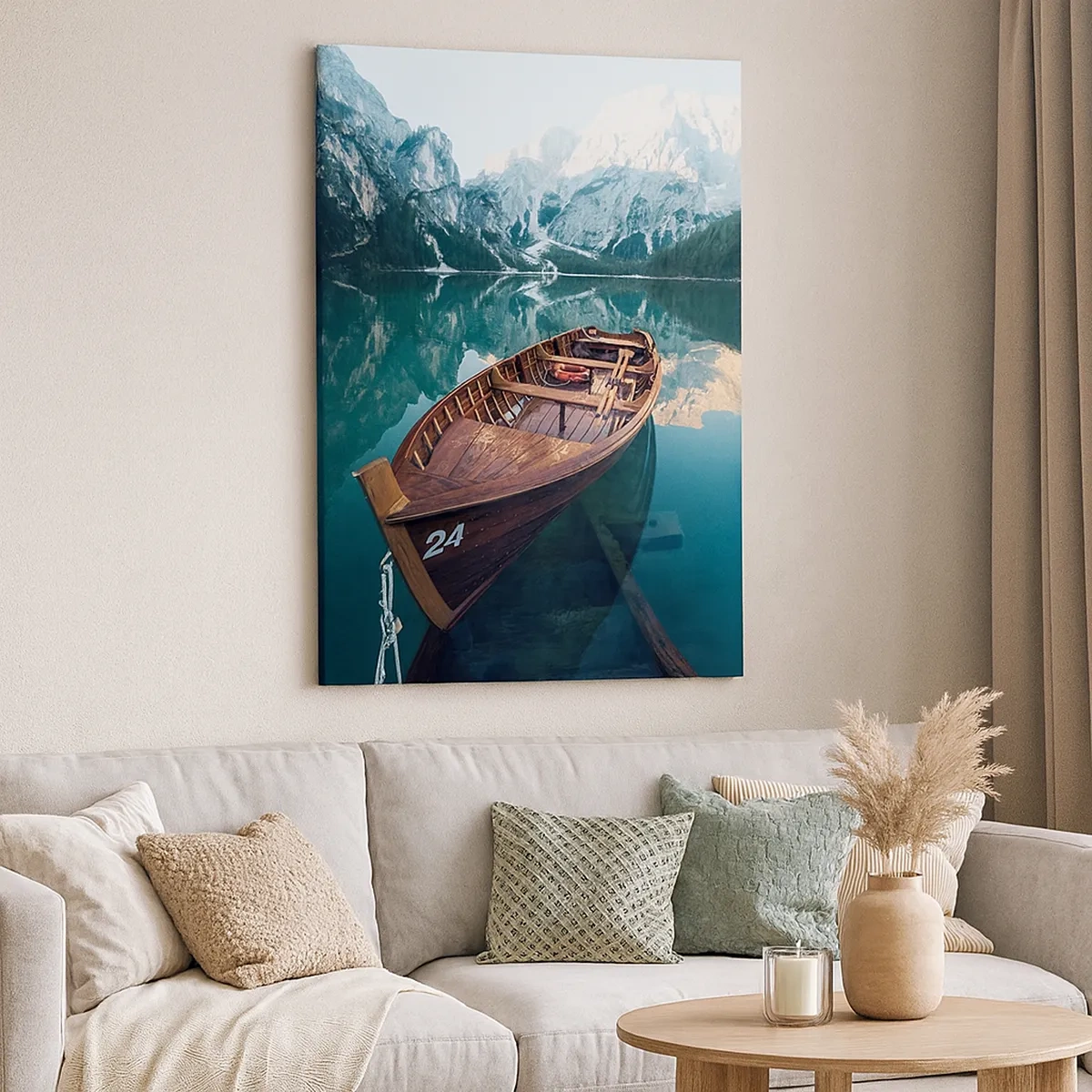 Vászonkép - Üvegre festve - 50x70 cm