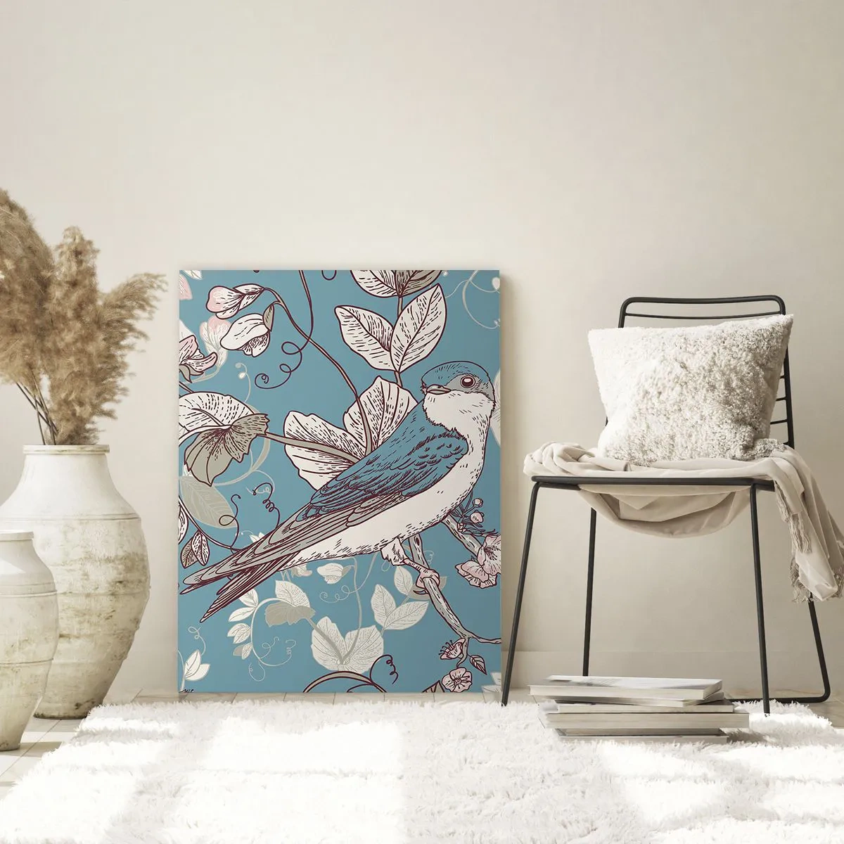 Üveg kép - A vörös és ezüst tűlevelűben - 50x70 cm