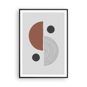 Poszter fehér keretben - A kerék tökéletessége - 70x100 cm