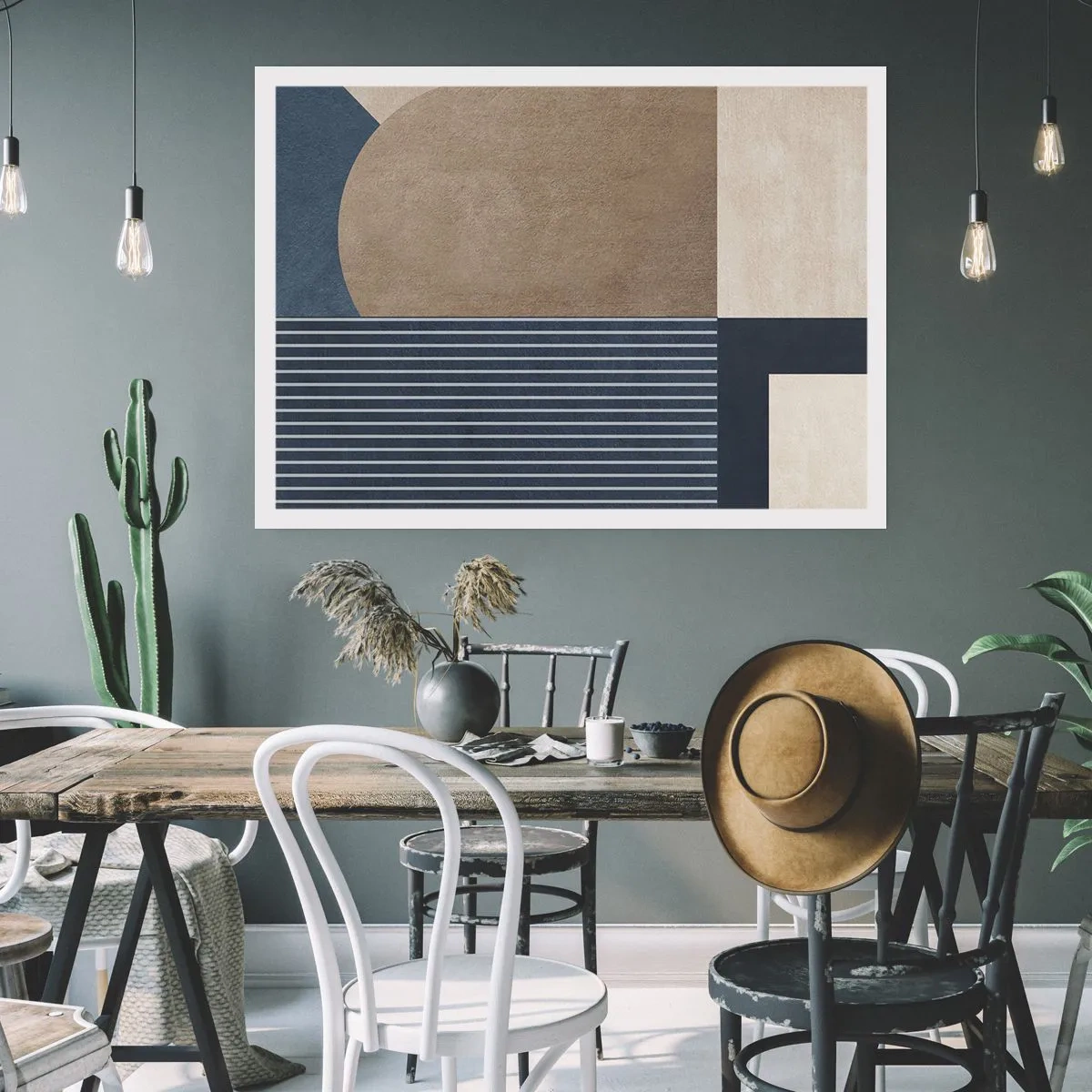 Poszter - Az egyszerűség és a kerekség kompozíciója - 100x70 cm