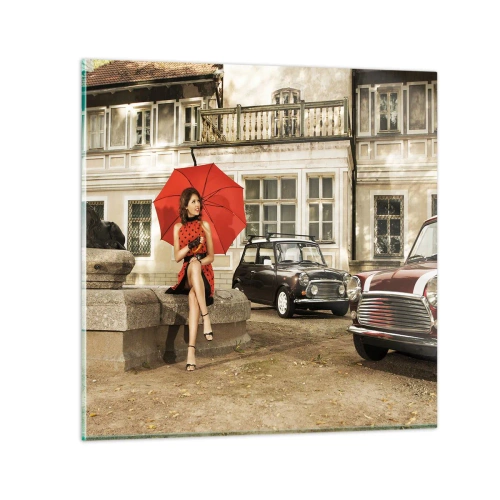 Üveg kép - Szentimentális mini utazás - 60x60 cm