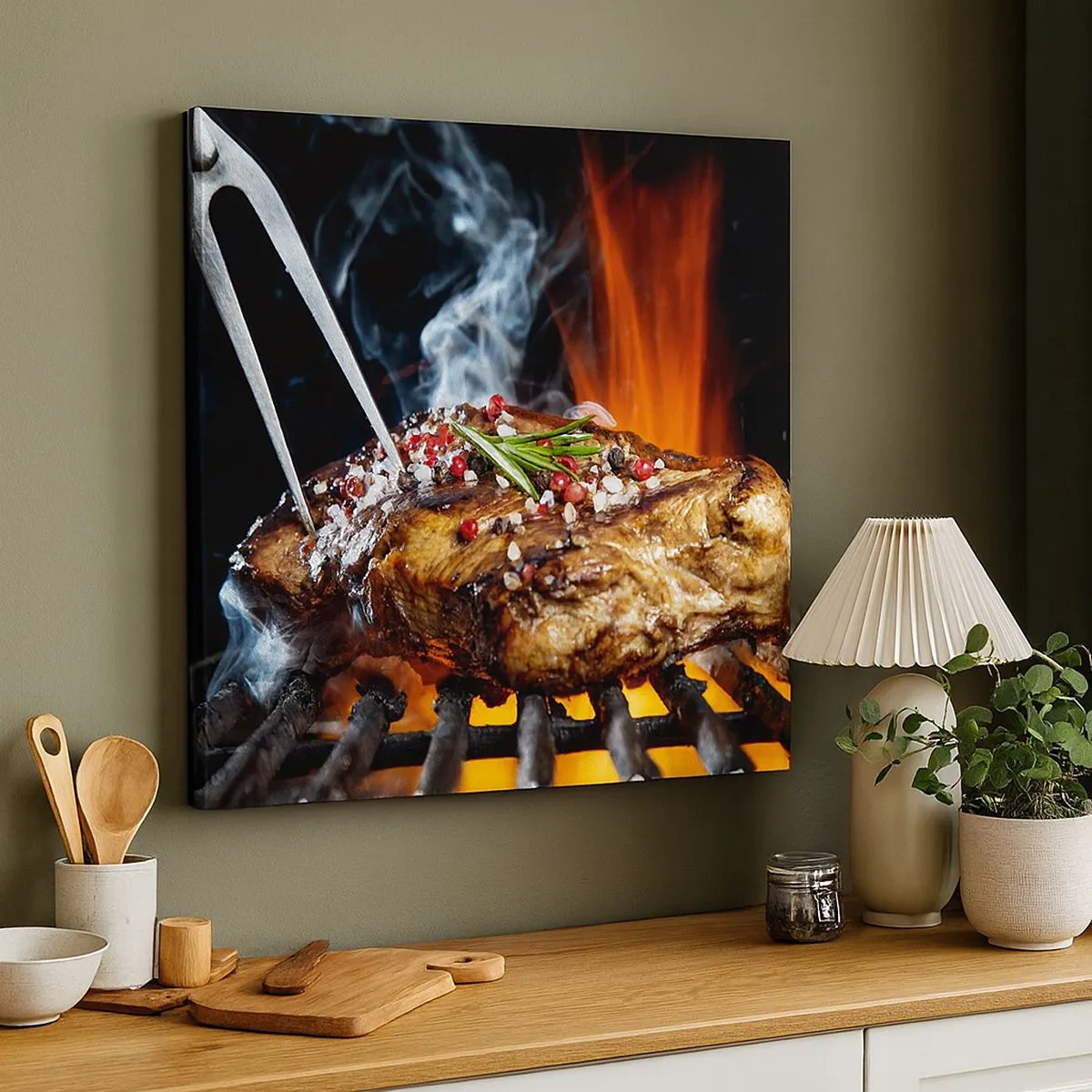 Vászonkép - Lédús és illatos - 30x30 cm