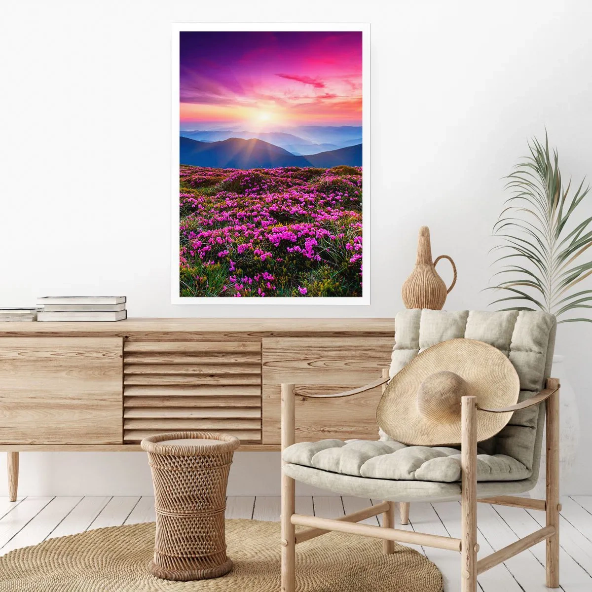 Poszter - A gyógynövények friss fürtjei illatoztak a mezőkről - 40x50 cm