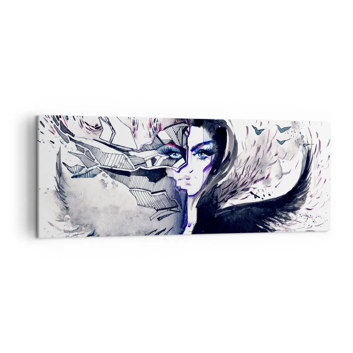 Vászonkép - Démoni és gyönyörű - 140x50 cm