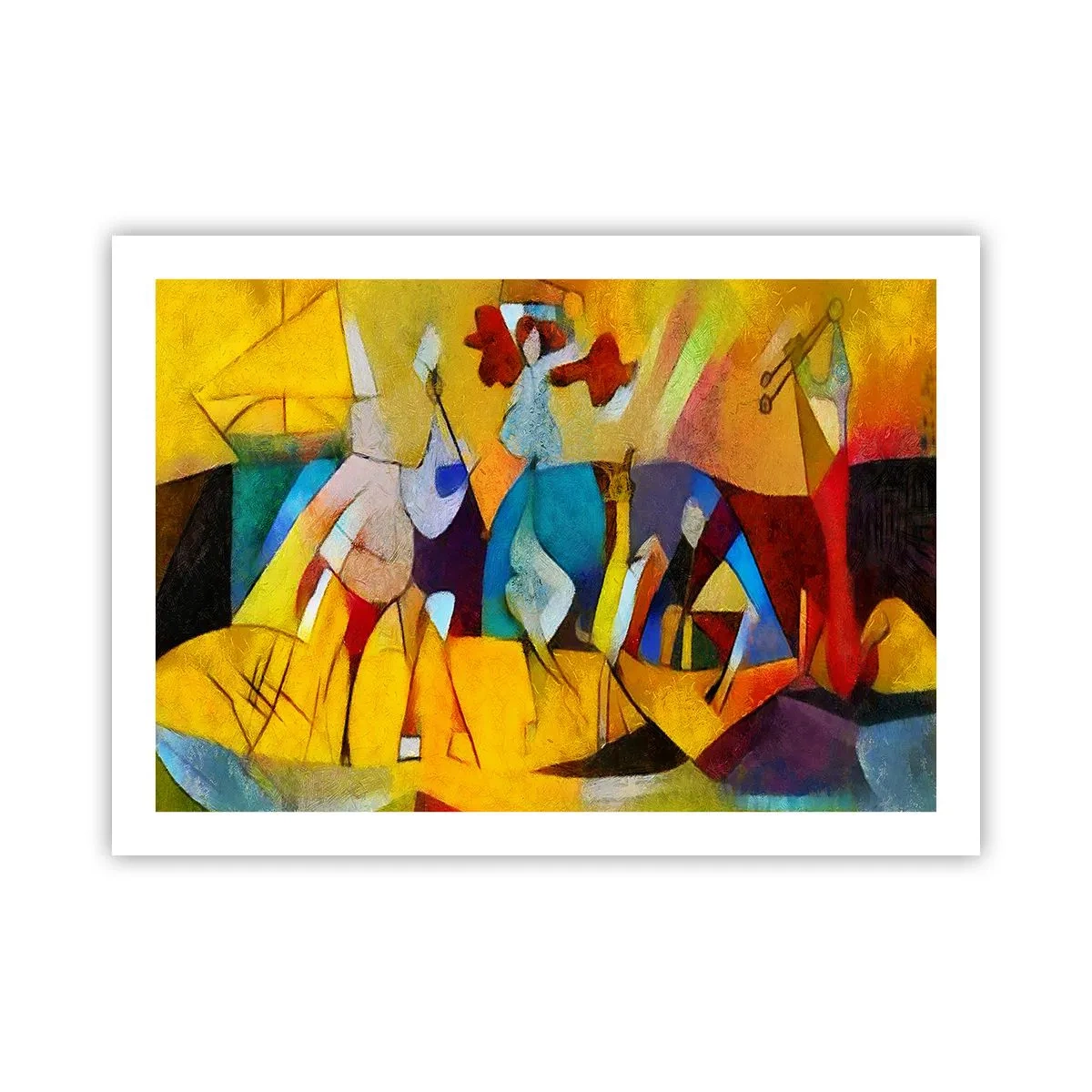 Poszter - Nap - élet - boldogság - 70x50 cm