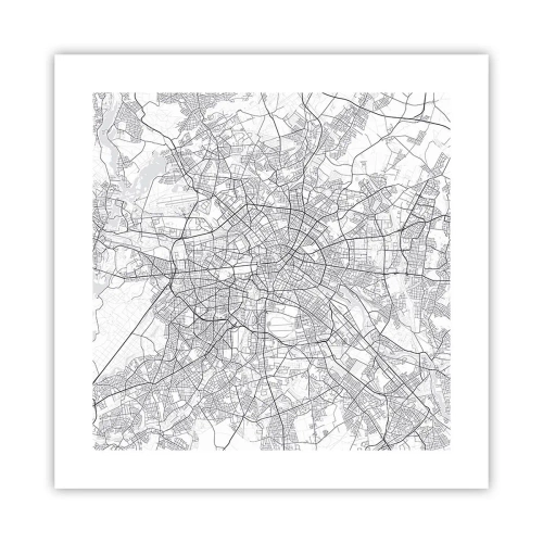 Poszter - Berlin virága - 40x40 cm