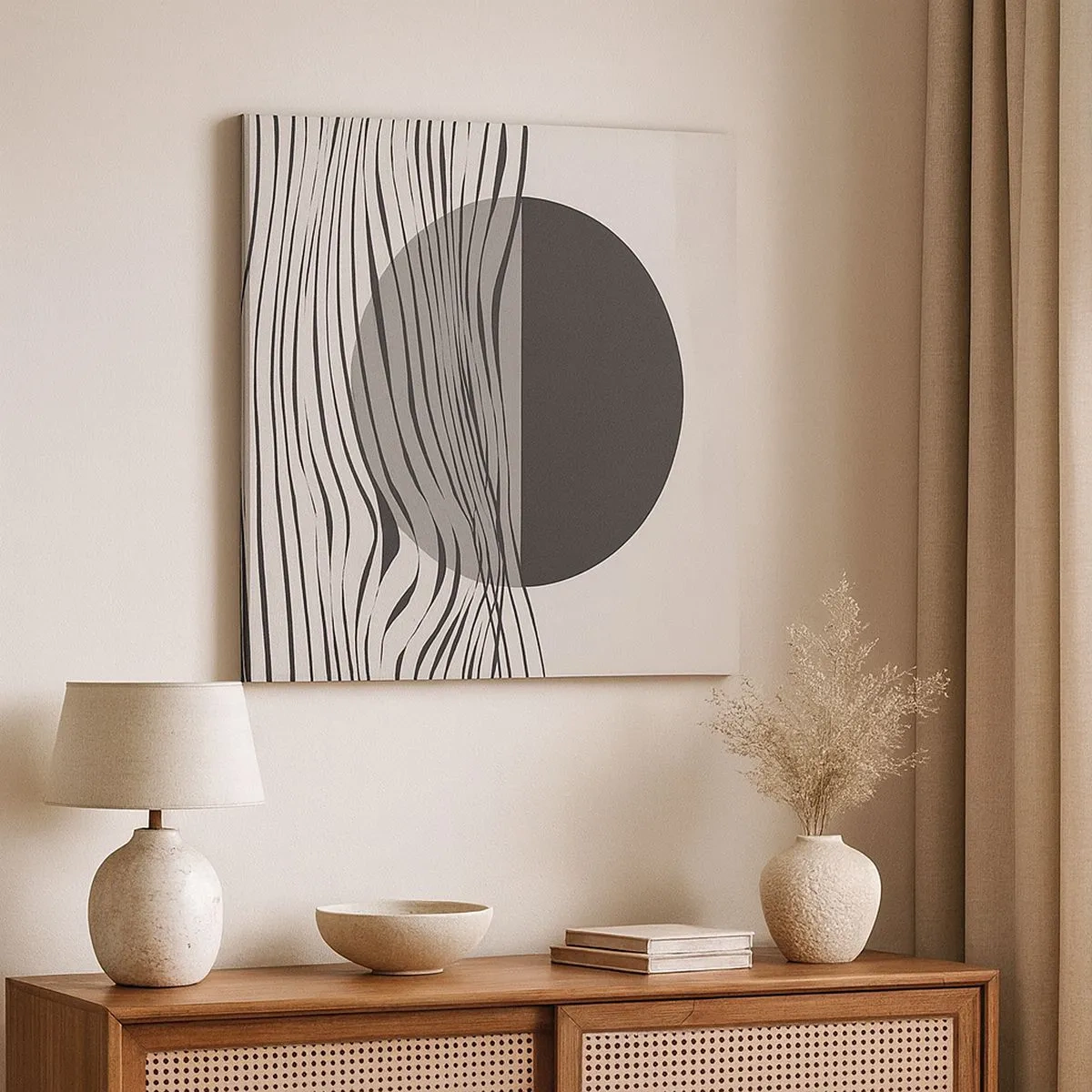 Vászonkép - A feles kompozíciója - 30x30 cm