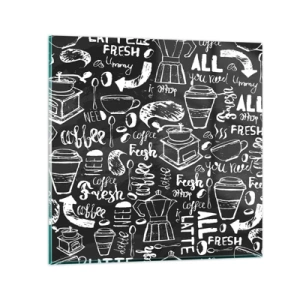 Üveg kép - All you need is… - 30x30 cm
