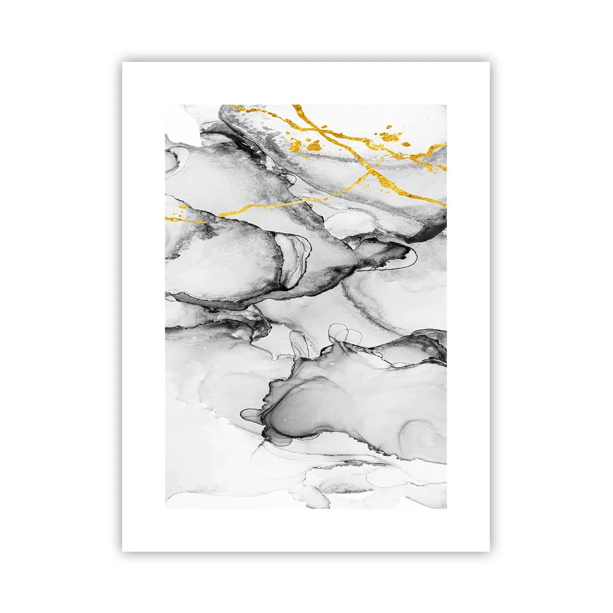 Poszter - Arany motívumú kompozíció - 30x40 cm