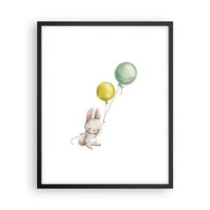 Poszter fehér keretben - Én is repülök! - 40x50 cm