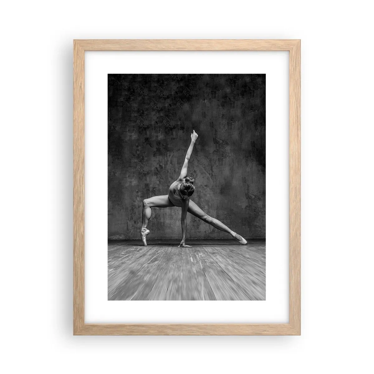 Poszter világos tölgy keretben - Az egyensúly eszménye - 30x40 cm