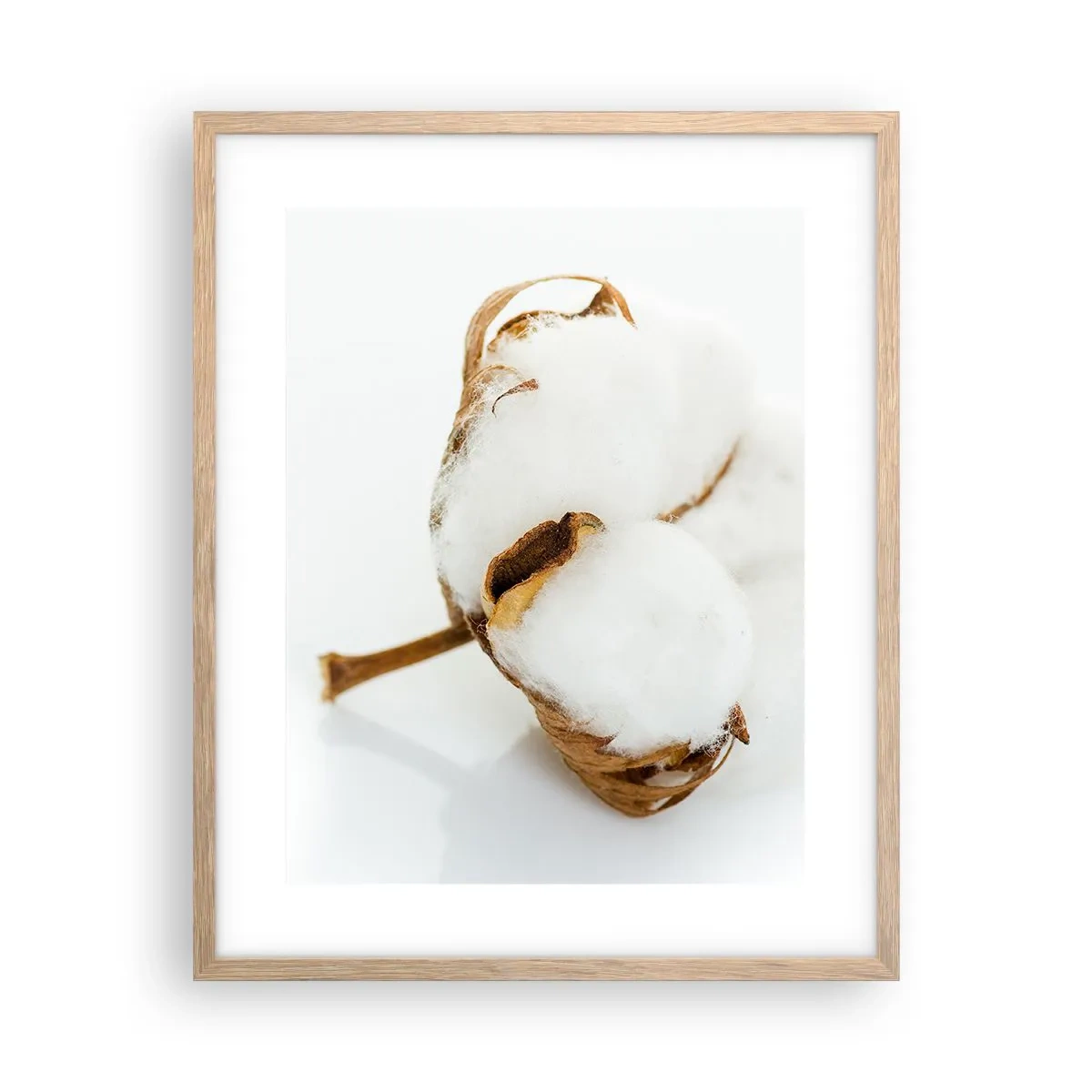 Poszter világos tölgy keretben - Lágy természetű - 40x50 cm