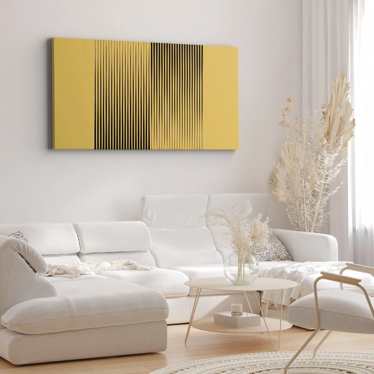 Vászonkép - Az ellentétek négyzete - 140x50 cm