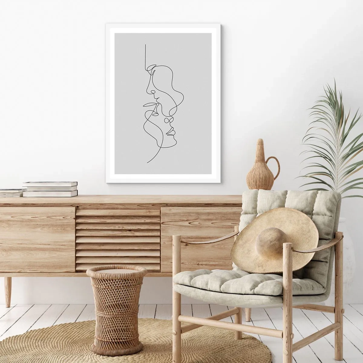 Poszter fekete keretben - Gyászos sóvárgás - 70x100 cm