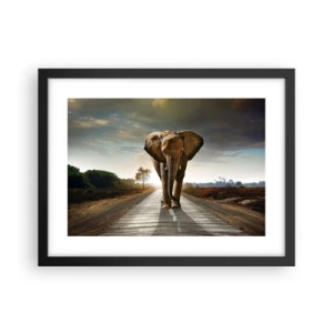 Poszter fehér keretben - És egyáltalán nem porcelánraktárban - 40x30 cm