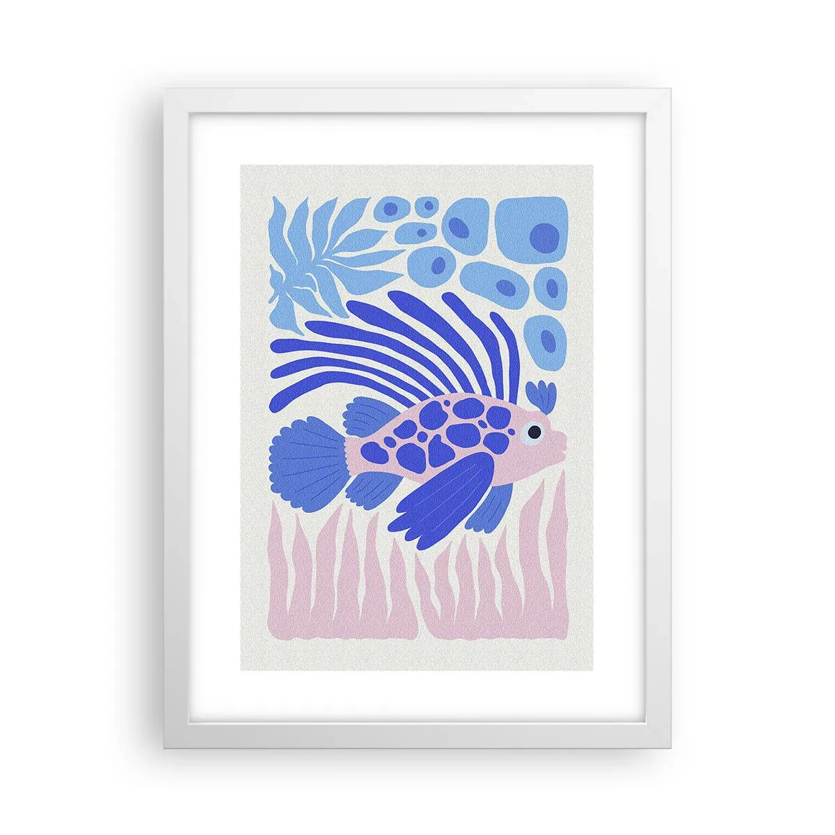 Poszter fekete keretben - Elemében - 30x40 cm