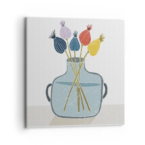 Vászonkép - Mint egy mákszem - 70x70 cm