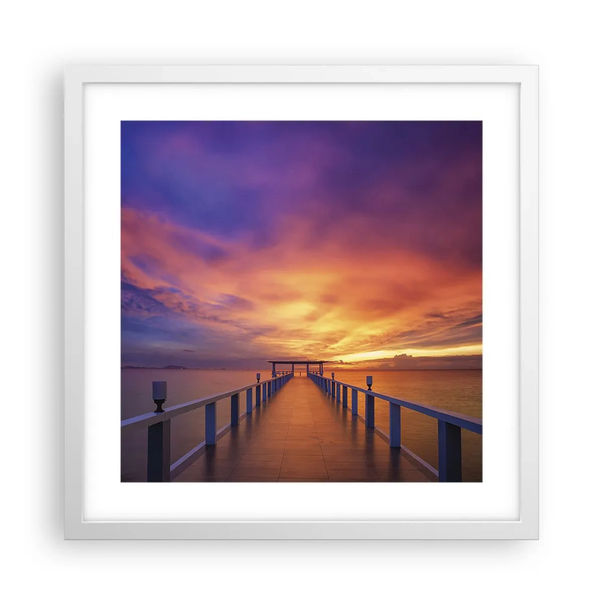 Poszter fekete keretben - Vég nélkül - 40x40 cm