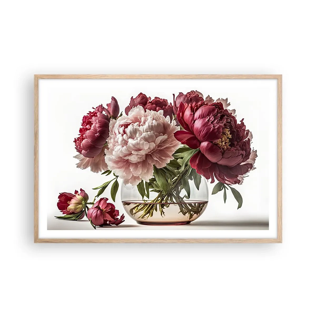 Poszter világos tölgy keretben - A szépség teljes virágzásában - 91x61 cm