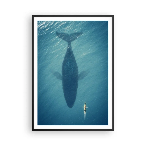 Poszter fehér keretben - Találkozás az óceánon - 70x100 cm