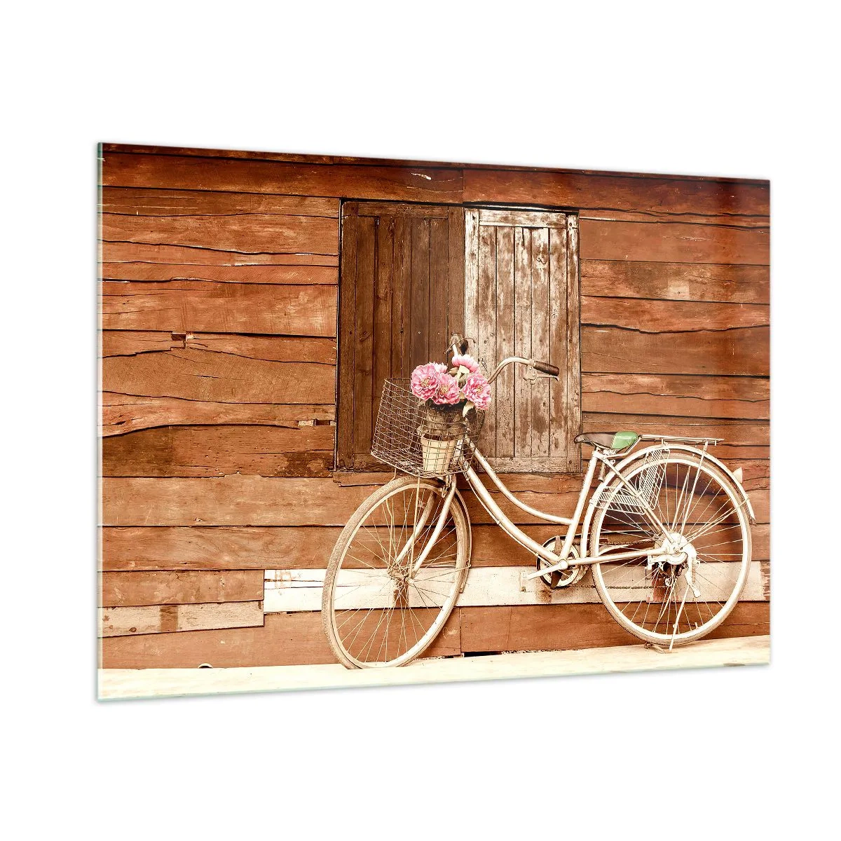 Üveg kép - Mindjárt jövök - 100x70 cm