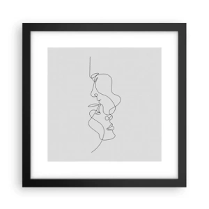 Poszter fehér keretben - Gyászos sóvárgás - 30x30 cm