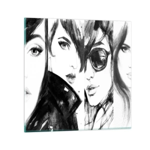 Üveg kép - A szépség megsokszorozódott - 40x40 cm