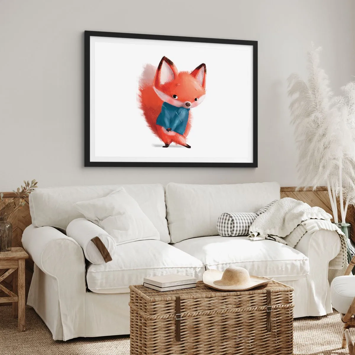 Poszter fehér keretben - Jó áll rajtam? - 50x40 cm