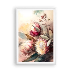 Poszter fekete keretben - Profilból és en face - 70x100 cm