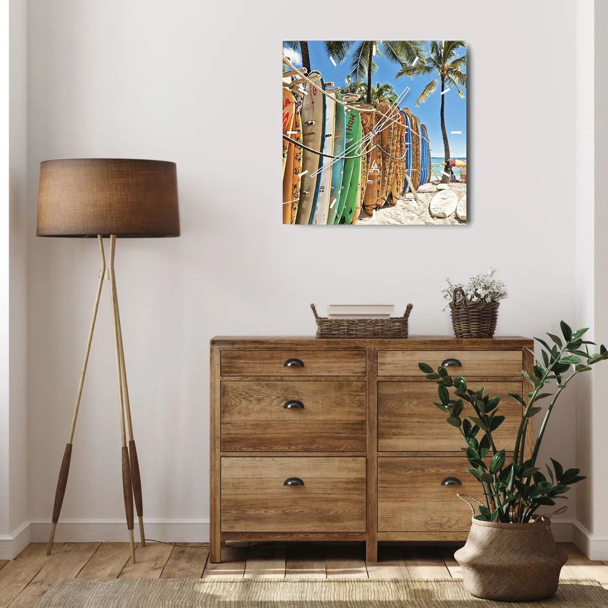 Falióra, Óra - Napos mulatság - 40x40 cm