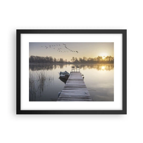 Poszter fehér keretben - Egy kis idő múlva visszajövök - 40x30 cm