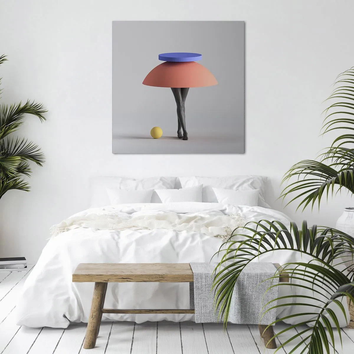 Vászonkép - Szürreális kompozíció - 60x60 cm