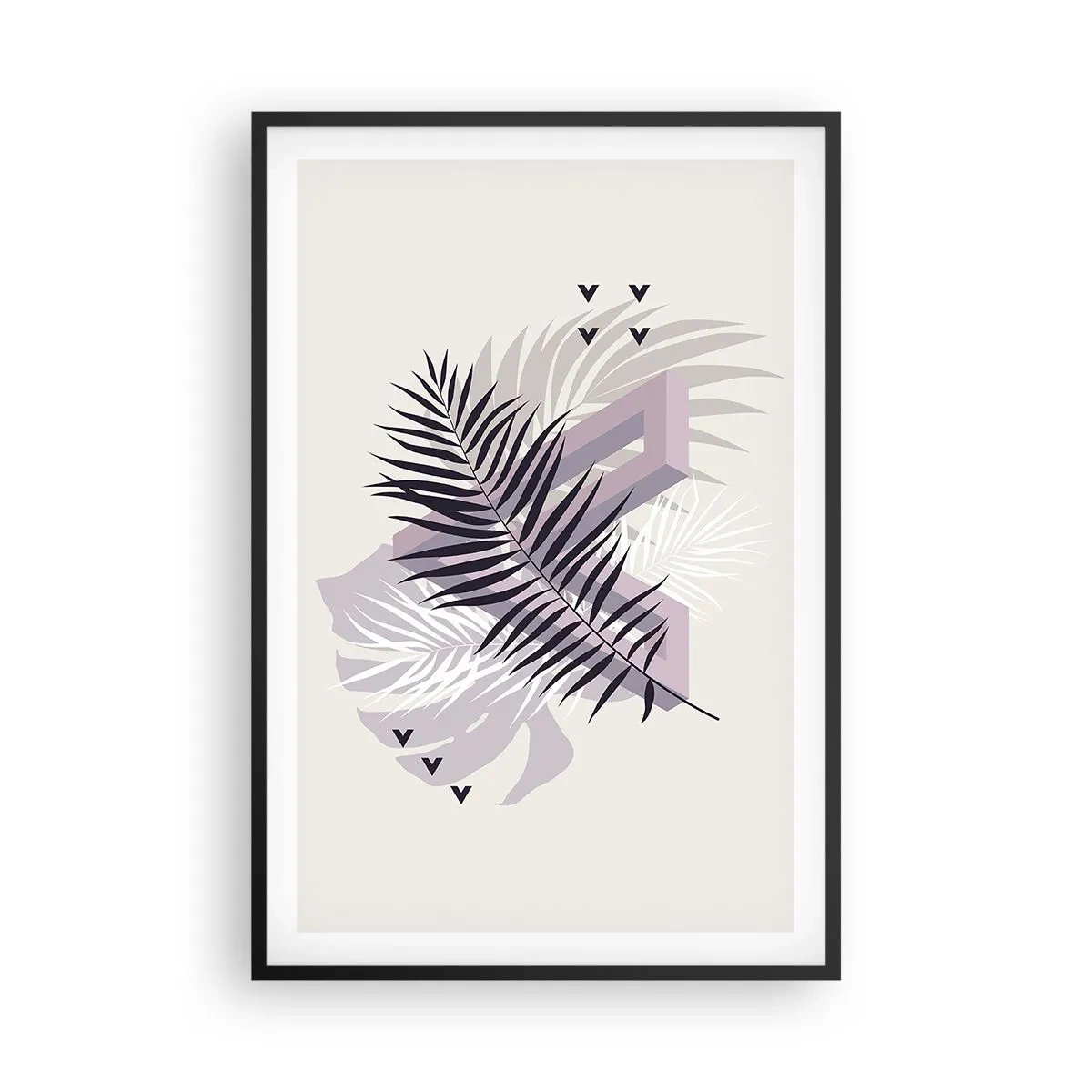 Poszter fehér keretben - Az árnyék árnyéka - 61x91 cm