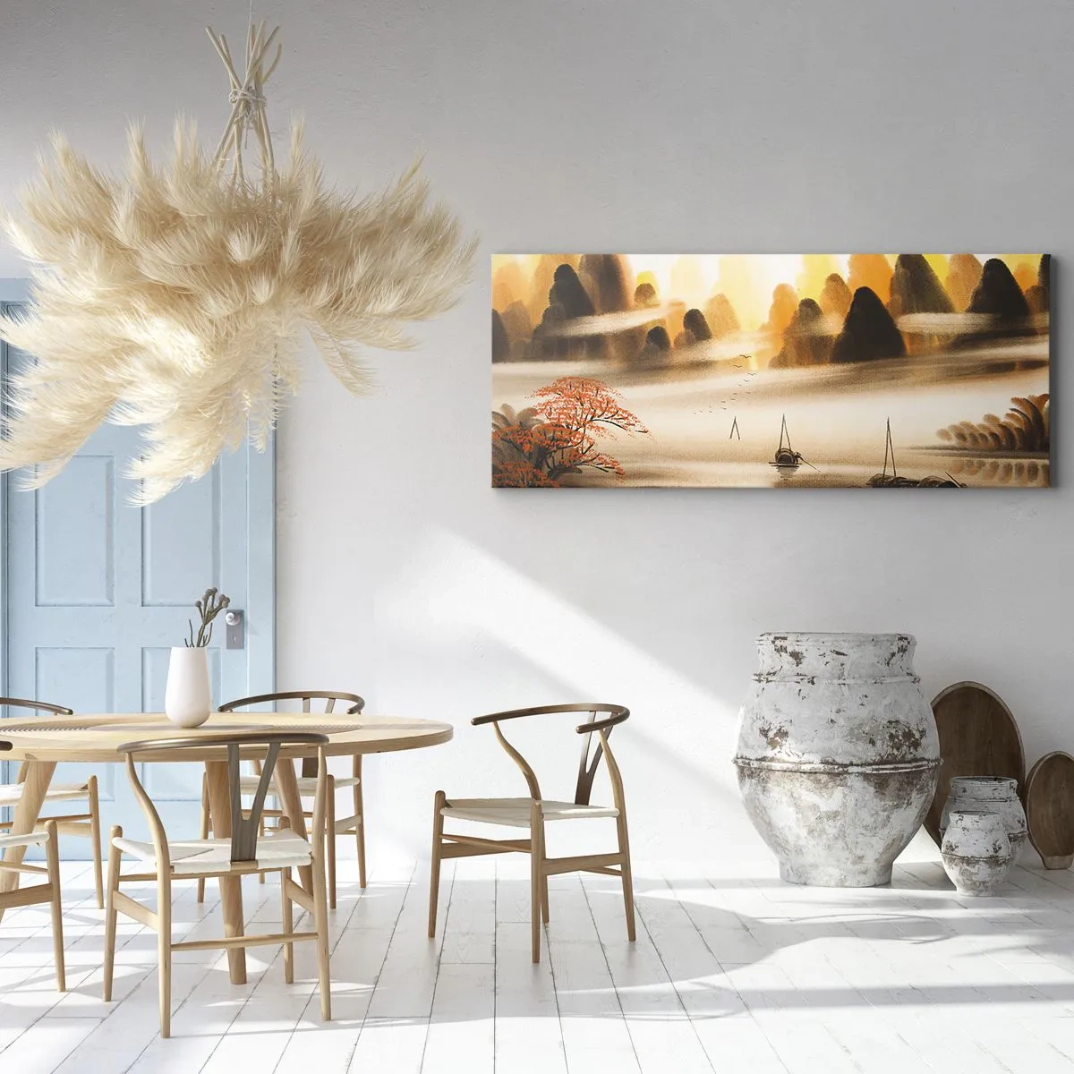 Vászonkép - Távolabb, mint a Távol-Kelet - 90x30 cm