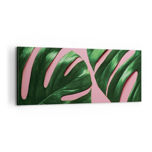 Vászonkép - Zöld rendez-vous - 100x40 cm
