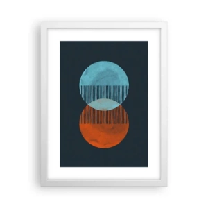 Poszter fekete keretben - Csillagászati fantázia - 30x40 cm