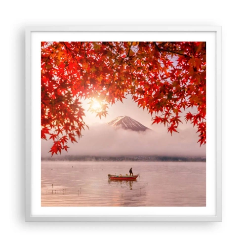 Poszter fekete keretben - Japán hangulatban - 60x60 cm