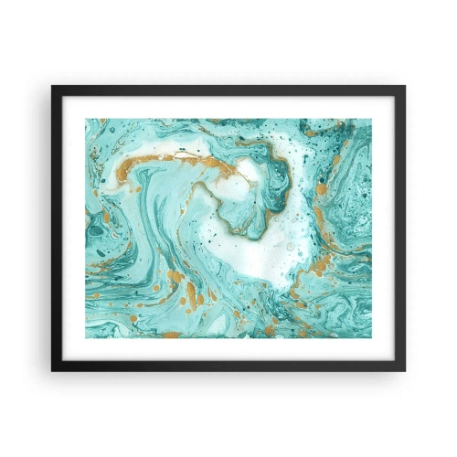 Poszter fehér keretben - Az Edo-korszak nagy hulláma alatt - 50x40 cm