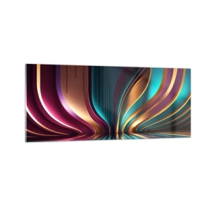 Üveg kép - A fény építészete - 100x40 cm