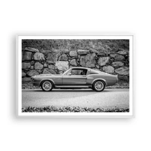 Poszter fekete keretben - A 60-as évek legendája - 100x70 cm